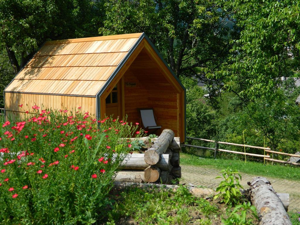 Glamping Organic Farm Slibar Villa Trzic Exterior photo